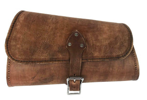 2015-2020 Indian Scout Bobber Swing Arm Saddle Bag  Brown Distressed Leather MRC - Mother Road Customs