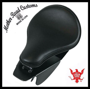 2006-2017 Harley Dyna Spring Seat Mounting Installation Kit  Black Leather bcs - Mother Road Customs