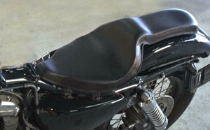 2010-2020 Harley Sportster On The Frame Seat 2 Up Black Leather Fits all Models - Mother Road Customs