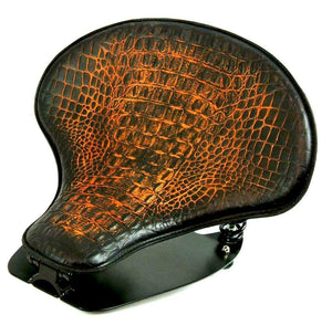 2015-2020 Indian & Bobber Scout Spring Tractor Seat Ant Brown Alligator Kit bc - Mother Road Customs