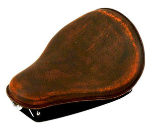 1982-2003 Harley Sportster Seat 201 Brown Distress Leather Conversion Kit bcs - Mother Road Customs