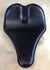 12x15" Lnose Groove Black Chopper Harley Sportster Dyna Seat Mother Road Customs - Mother Road Customs