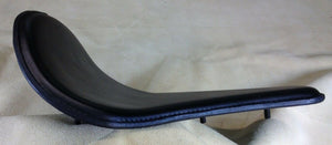 10x14 Spring Seat Chopper Harley Sportster Dyna Long Nose Black Leather Made USA - Mother Road Customs