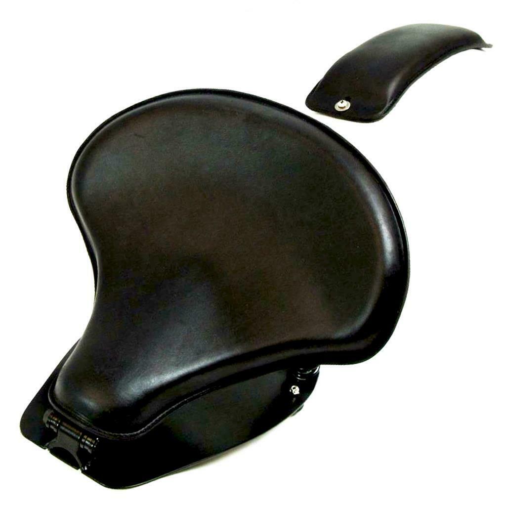 2015-20 Indian Scout & Bobber Spring Tractor Seat 15x14" Blk Mounting Kit Pad cs - Mother Road Customs