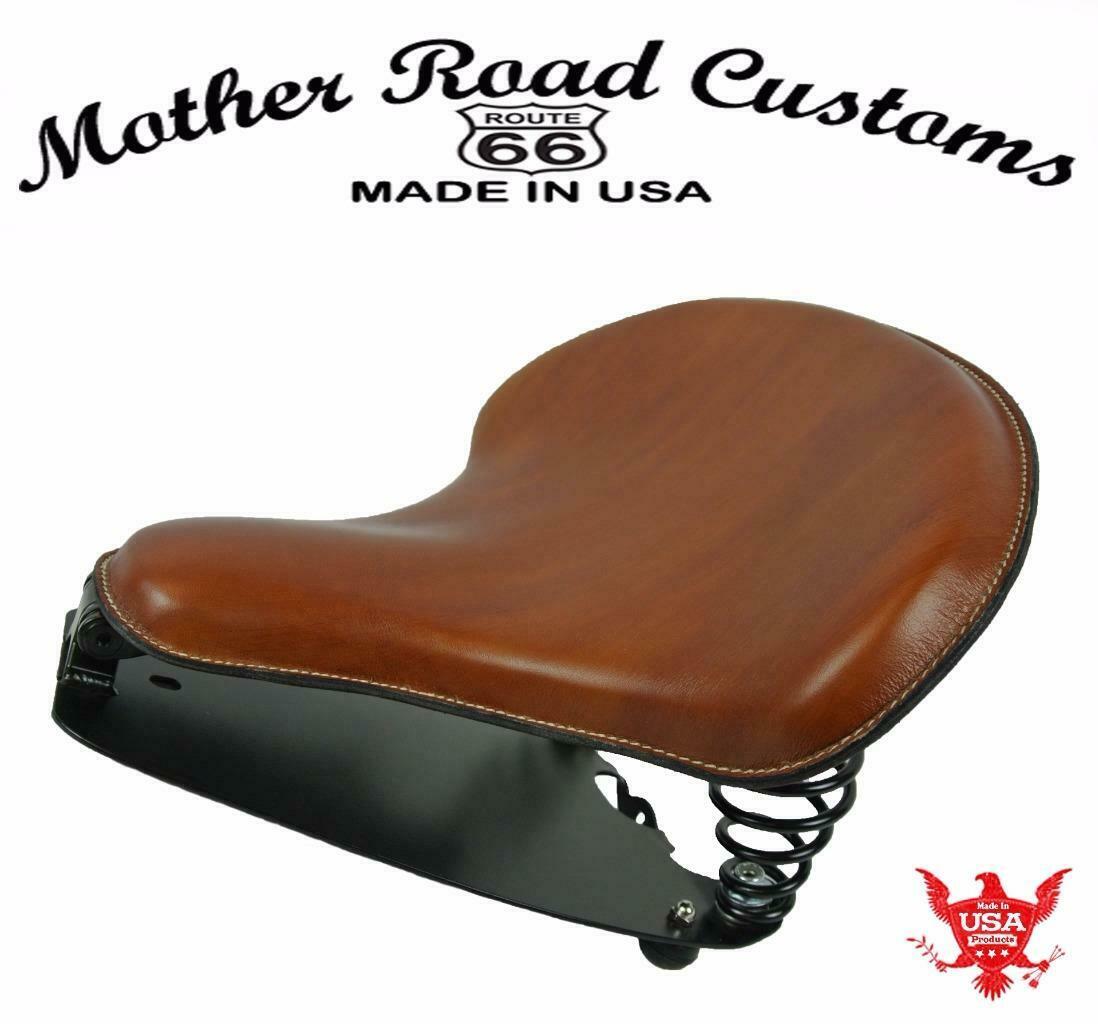 2015-2020 Indian Scout & Bobber Spring Seat Mounting Kit Tan Leather Tractor bc - Mother Road Customs