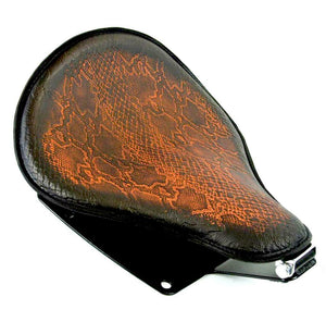 2006-2017 Harley Dyna Spring Ant Brown Snake Python Seat Installation Kit bc - Mother Road Customs