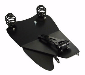2006-2017 Harley Dyna Leather Spring Seat P-Pad Mounting Kit Black Dist Tuck bs - Mother Road Customs