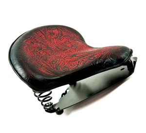 2015-20 Indian Scout & Bobber Spring Tractor Seat Ant Red Tooled Mounting Kit - Mother Road Customs
