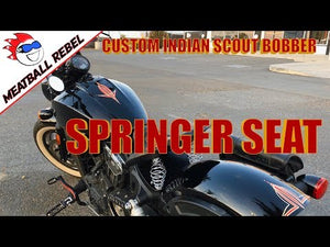 2015-2023 Indian & Bobber Scout Spring Tractor Seat Black Skirt Mounting Kit bc