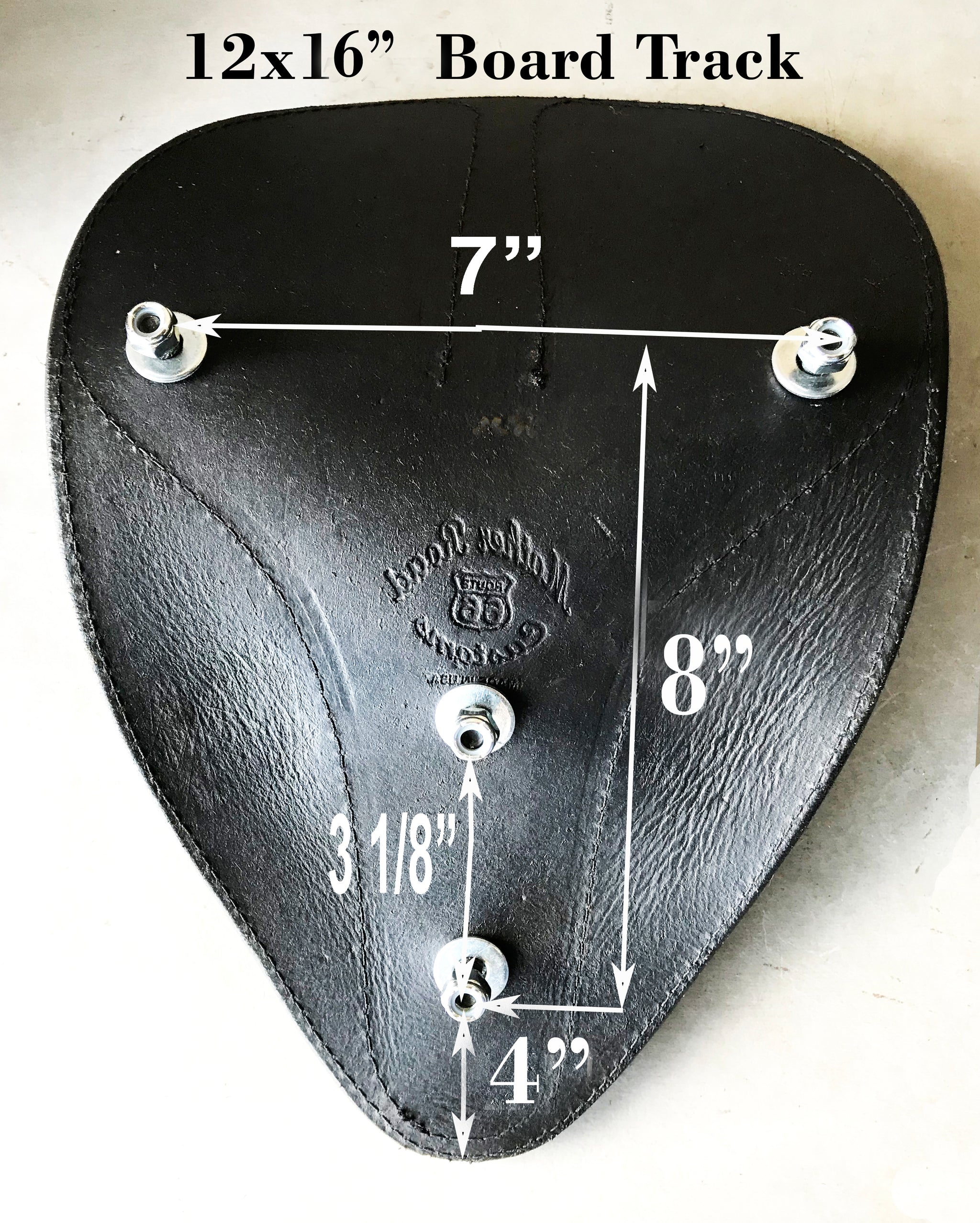 2000-2017 Harley Softail Tan Board Track Spring Seat Mounting Kit Passenger Tank Bib