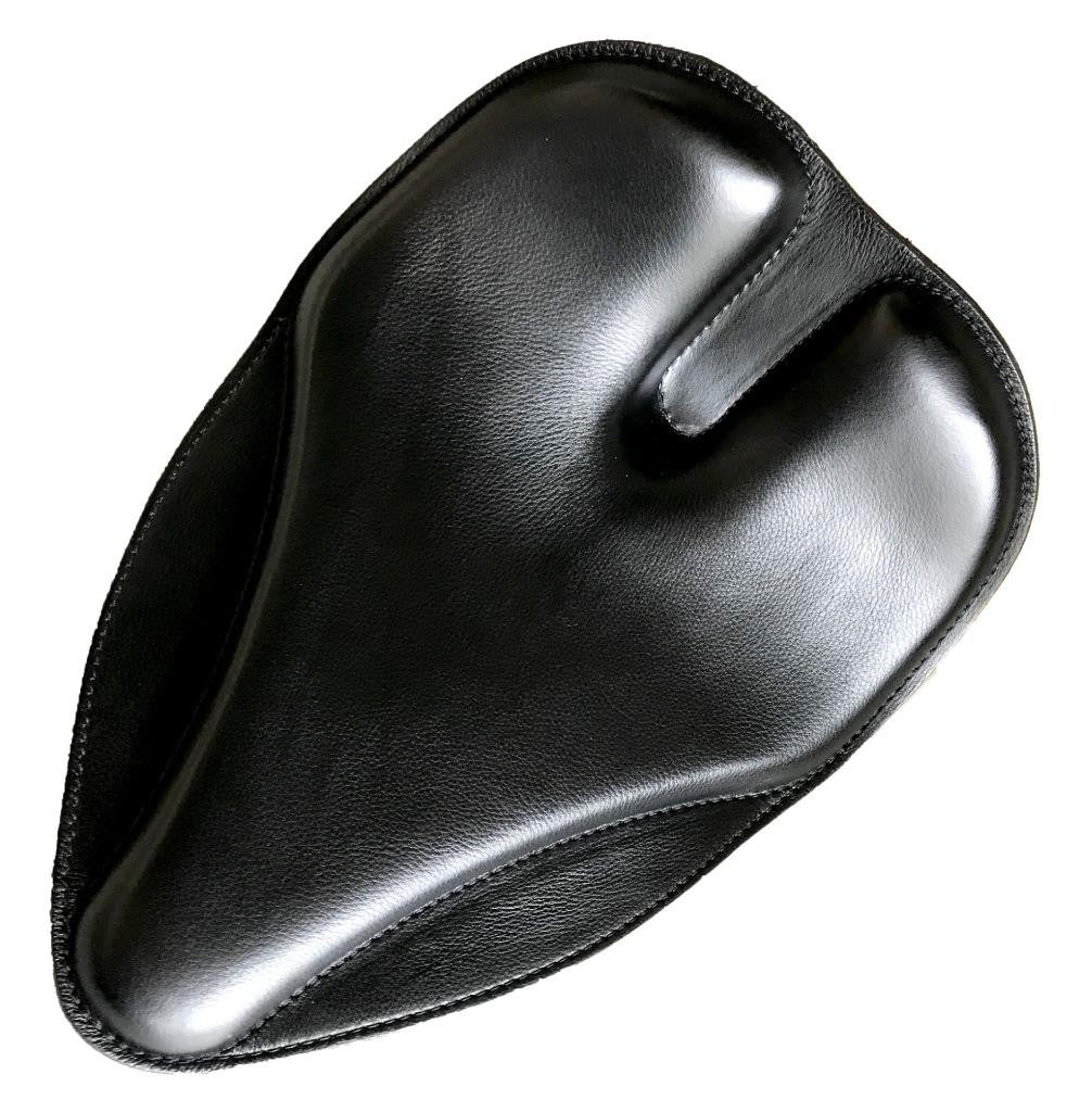 Board Track Spring Seat Chopper Bobber Harley Sportster Indian 12x15 Blk Leather