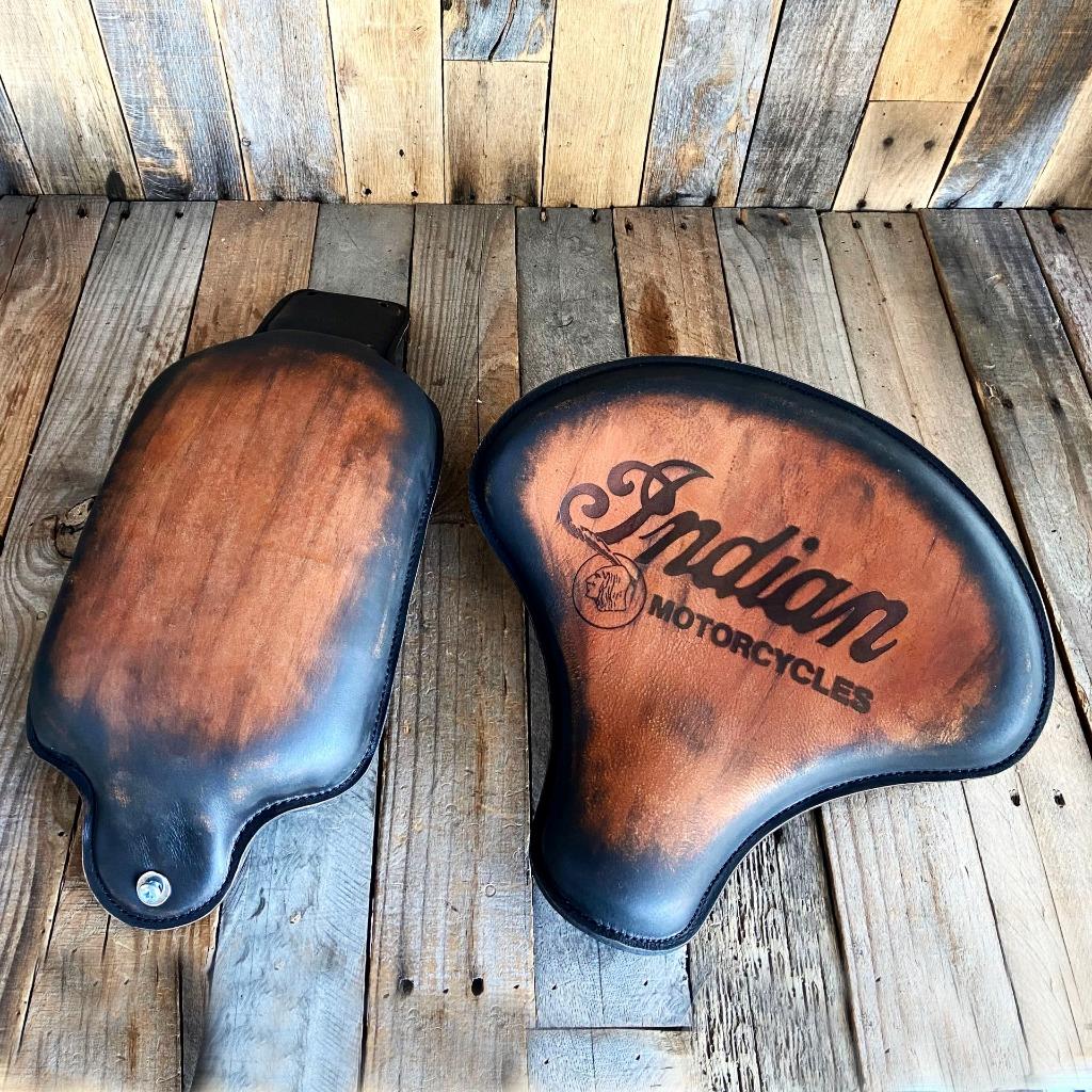 2015-2024 Indian Scout, Bobber Spring Tractor Seat 15x14 Mounting Kit Back Rest