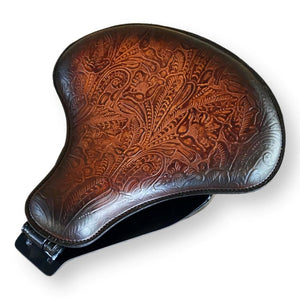 2022-2026 Indian Chief Dark Horse Spring Leather Seat Mounting Kit Brown Tooled