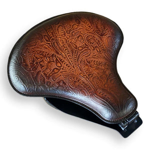 2022-2026 Indian Chief Dark Horse Spring Leather Seat Mounting Kit Brown Tooled