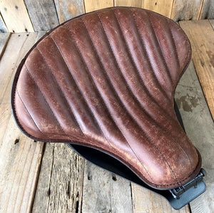 2015-2024 Indian Scout Bobber Spring Seat Tuck Roll Tractor Leather Mounting Kit - Mother Road Customs