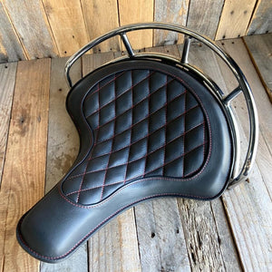 Spring Solo Seat Harley Touring Indian Chief Road King 17x16 Tractor Grab Rail - Mother Road Customs