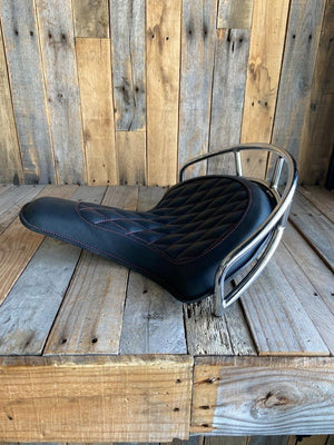 Spring Solo Seat Harley Touring Indian Chief Road King 17x16 Tractor Grab Rail - Mother Road Customs