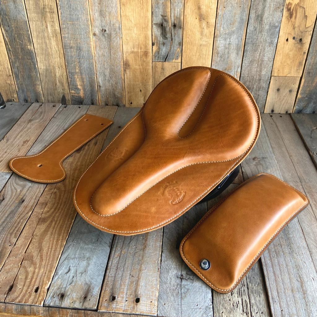 2018-2025 Harley Softail Tan Board Track Spring Seat Mounting Kit Passenger Tank