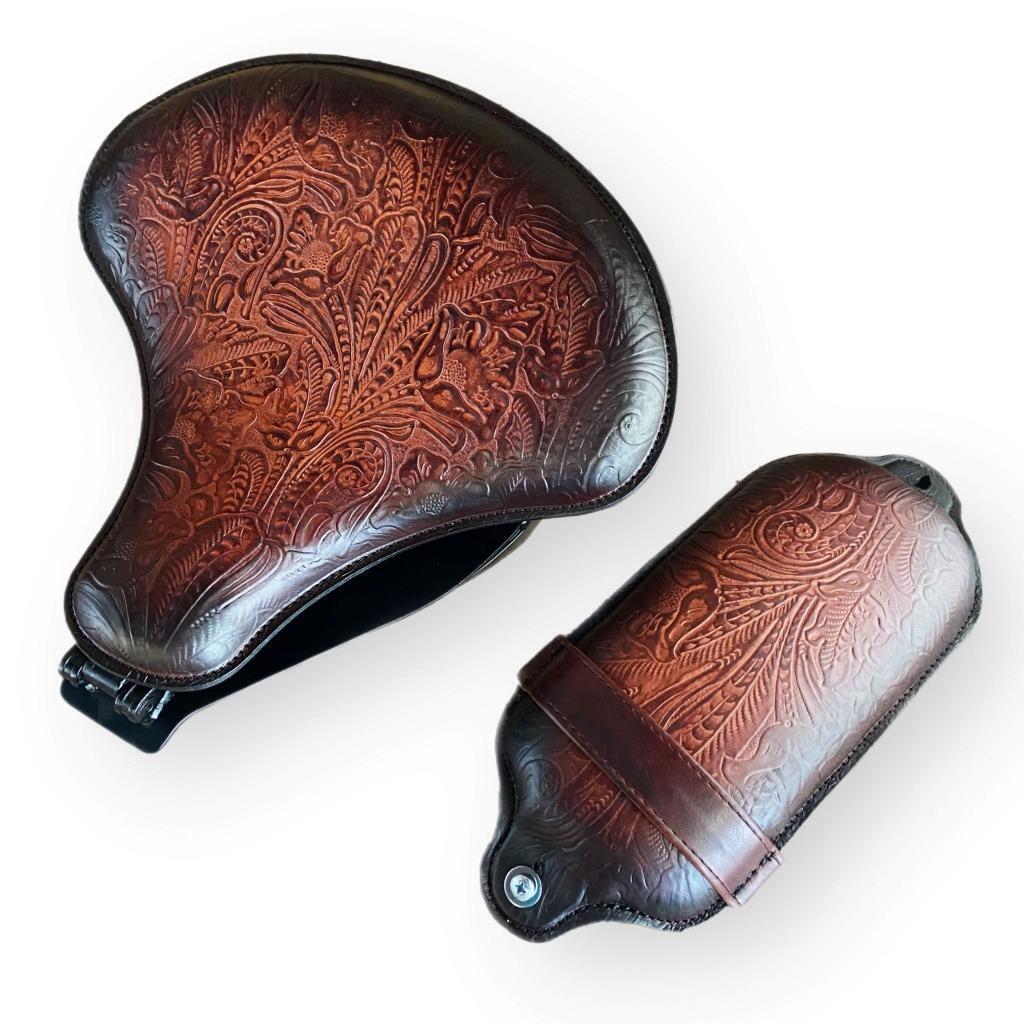 2022-2025 Indian Chief Dark Horse Brn Tooled Spring Seat Passenger Mounting Kit