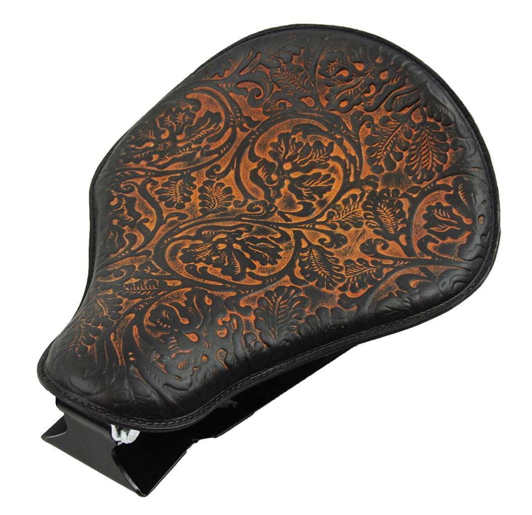 1988-2007 Honda Shadow 600 VLX VT 12x13 Brown Oak Leaf Spring Seat Mounting Kit