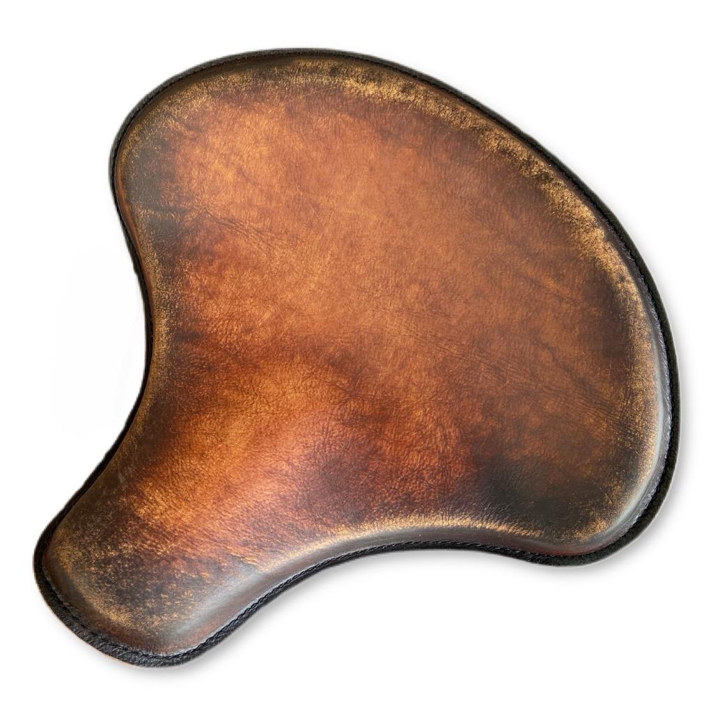 2017-2025 Triumph Bobber Brown On Brown Distressed leather Seat Easy Bolt On