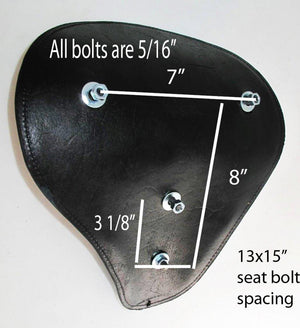 2000-2017 Harley Softail Ant Brn Dis Tuck Roll Spring Seat Passenger Mounting Kit - Mother Road Customs