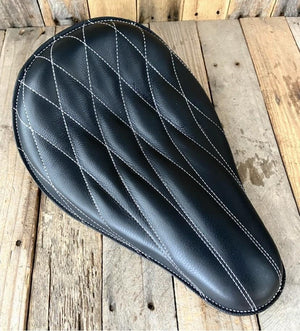 2018-2024 Harley 11x16 Softail Spring Seat Mounting Kit Black Diamond Leather - Mother Road Customs