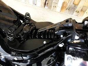 2018-2024 Harley Davidson Softail Spring Seat Black Window Tractor Mounting Kit - Mother Road Customs