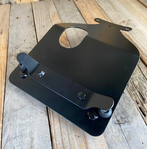 1982-1995 Harley FXR Spring Black Window Tan Diamond Tractor Seat Mounting Kit - Mother Road Customs