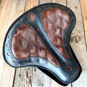 2015-2024 Indian Scout Bobber Spring Seat Mounting Kit  Diamond Window Leather - Mother Road Customs