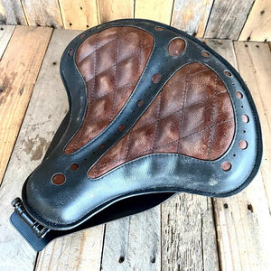 2000-2017 Harley Softail Spring Seat Mounting Kit Black  Diamond Window Leather - Mother Road Customs