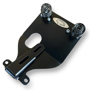 Brown Leather Rivets 1982-1995 Harley FXR Spring Seat Mounting Conversion Kit - Mother Road Customs
