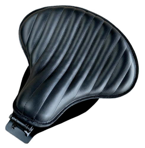 2000-2017 Harley Softail Spring Seat 15x14 Blk Tuck Tractor Leather Mounting Kit