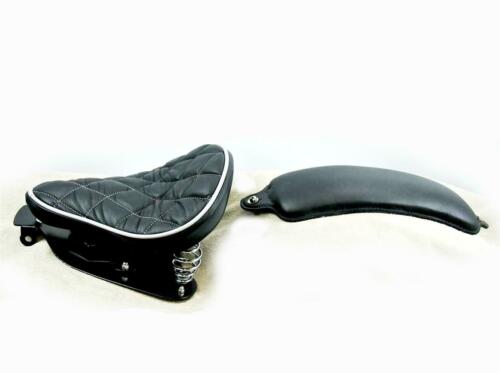 07-09 Sportster Harley Spring Seat Mounting Kit Passenger Pad Blk Diamond c MRC - Mother Road Customs