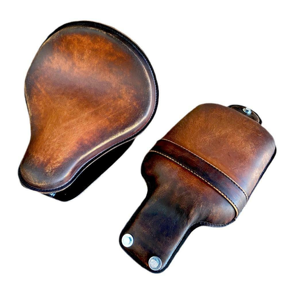 2015-2024 Indian Scout, Bobber Seat 12x13 Brown Dist Leather Spring Mounting Kit