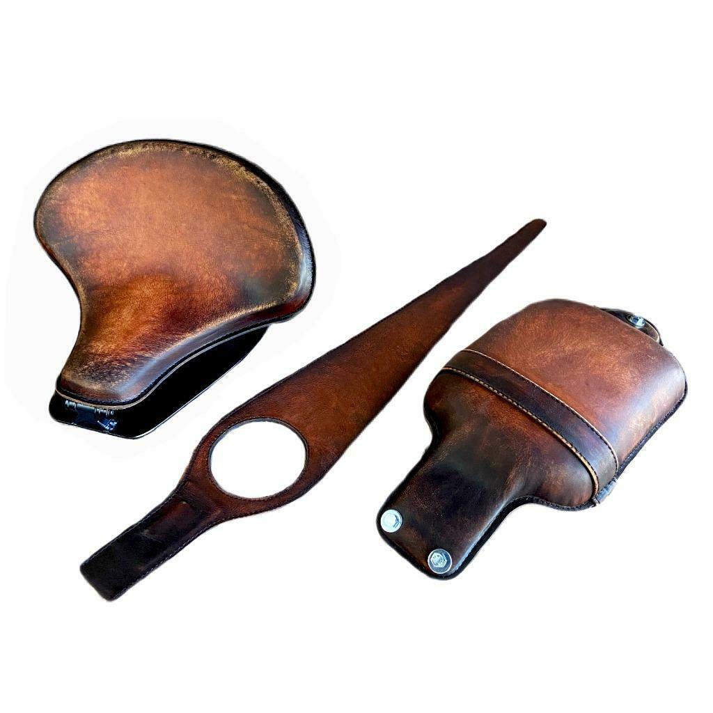 2015-2024 Indian Scout 15x14" Brown Dist Tractor Spring Seat Mounting Kit P-Pad