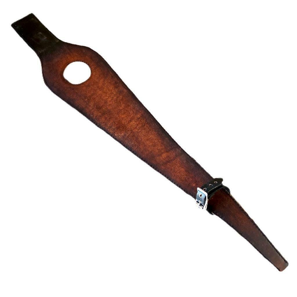 2015-2024 Indian Scout & Bobber Tank Bib Brown Distressed Leather All Models