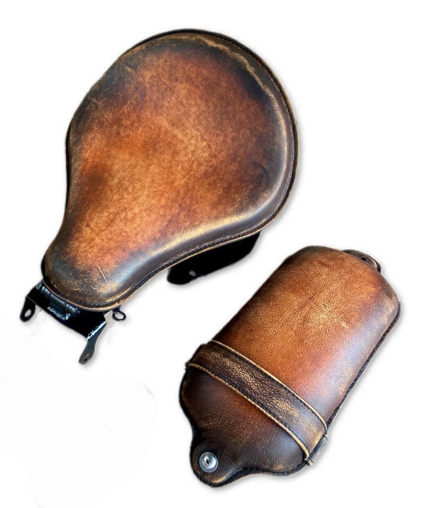 2018-2025 Harley Softail Spring Seat Mounting Kit Tractor Brn  Brn 13x15" P-Pad