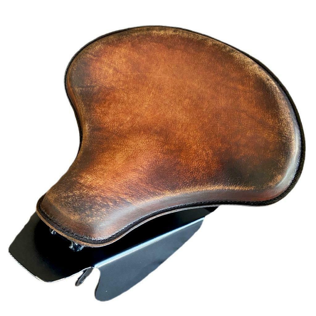 2006-2017 Harley Dyna Brown On Brn Spring Seat Pad Conversion Mounting Kit bc