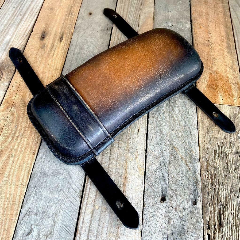 2015-2024 Indian Scout Bobber Passenger Seat Brown on Brown Dist Leather P-Pad