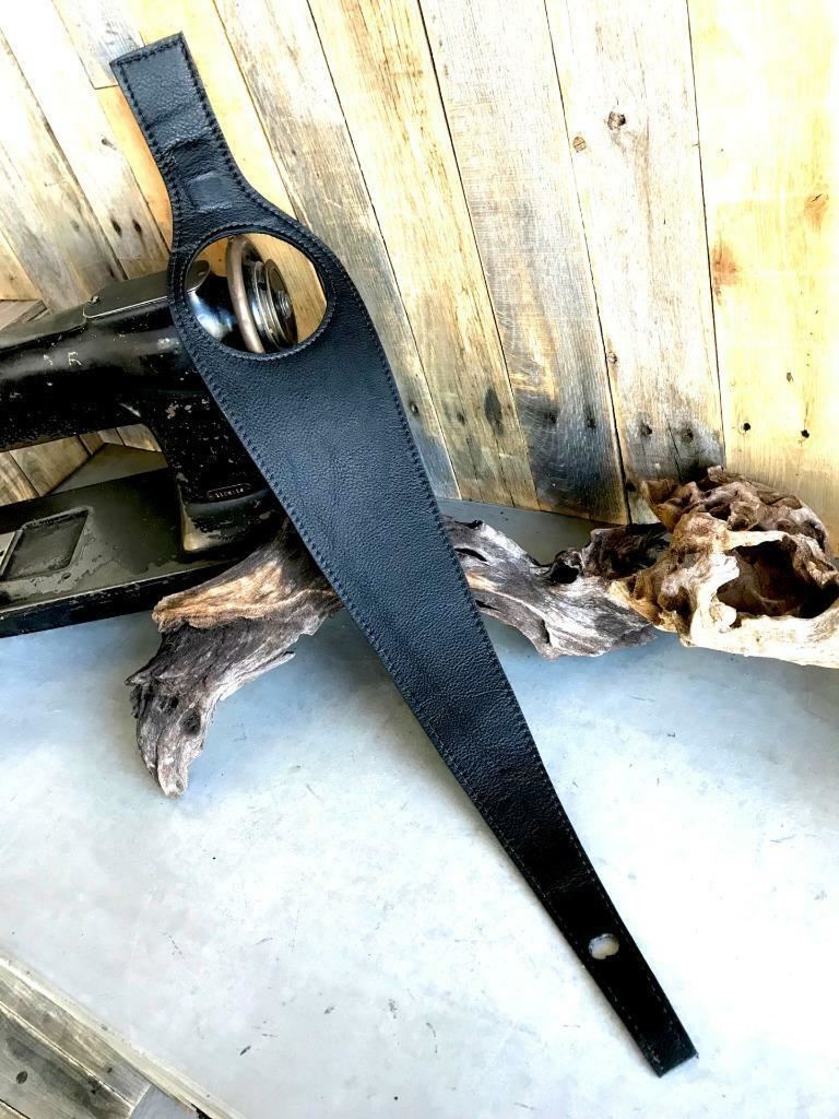 2015-2024 Indian Scout & Bobber Tank Bib Black Leather All Models Seats Mounting