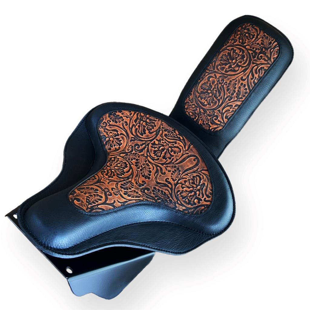 Harley Touring Spring Seat Conversion Mounting Kit 1998-2025 Ant Brn Oak Leaf