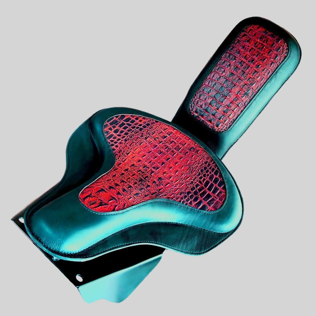 Harley Touring Spring Seat Conversion Mounting Kit 1998-2025 Ant Red Alligator