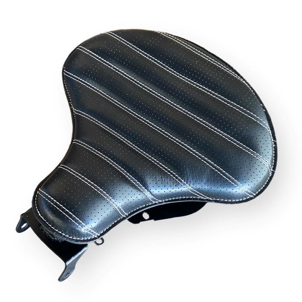 2018-2025 Harley Softail Spring Seat 15x14 Blk Tuck Tractor Leather Mounting Kit