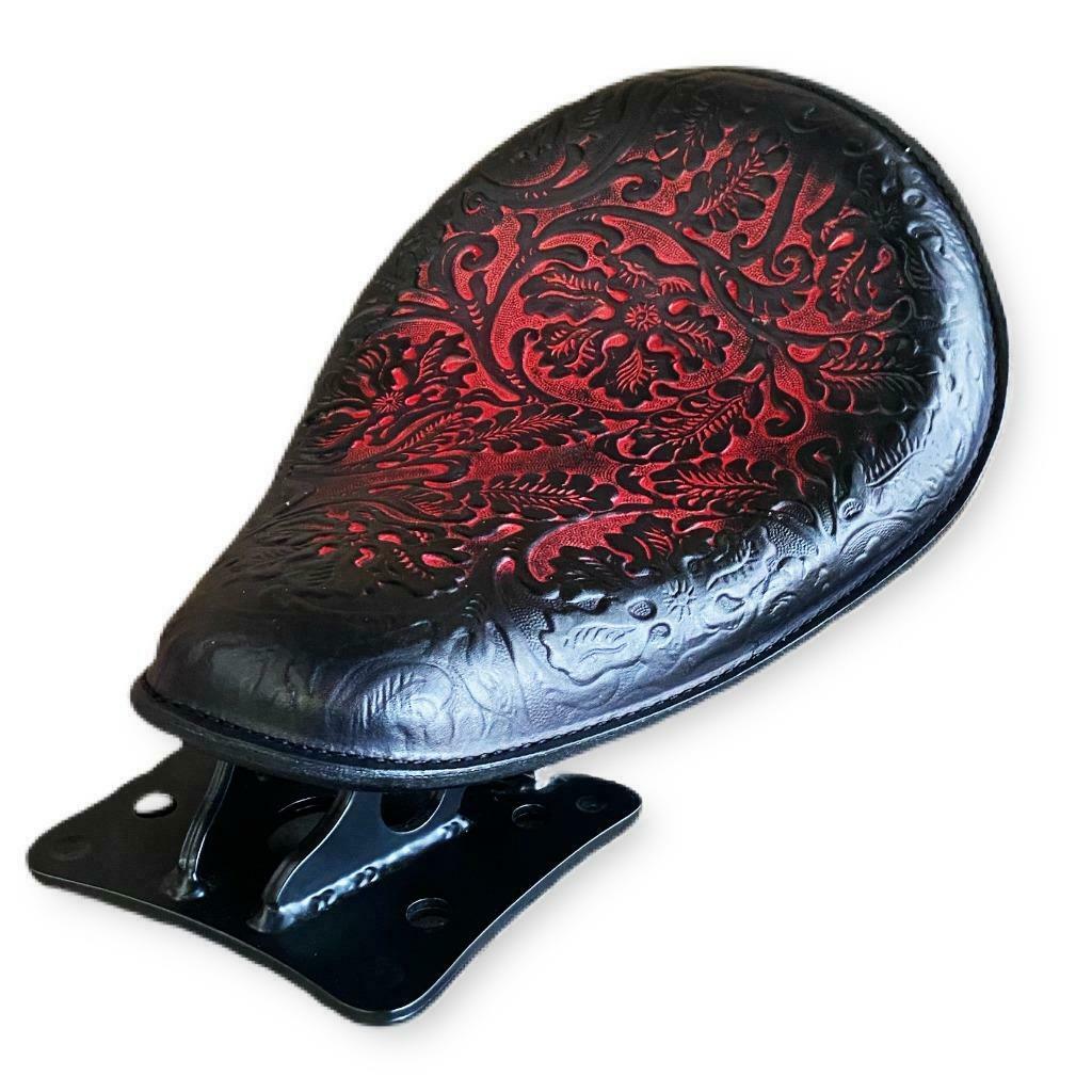 2015-23 Indian Scout & Bobber Spring Tractor Seat 10x13" Oak Leaf Mounting Kit R