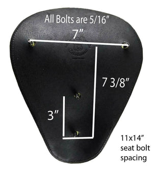 2015-2023 Indian Scout, Bobber Spring Seat 11x14 Desert Tan Leather Mounting Kit
