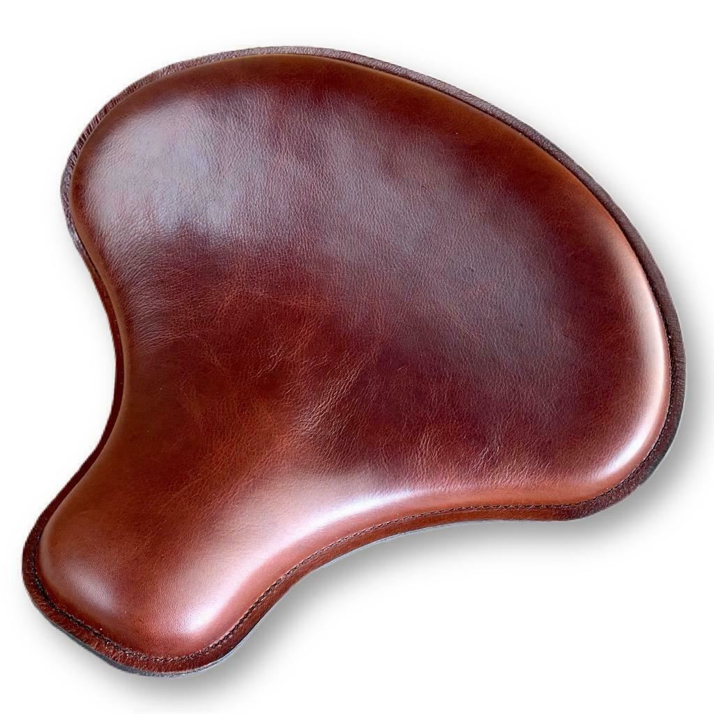 2017-2025 Triumph Bobber Solo Tractor Seat 15x14" Whiskey Leather