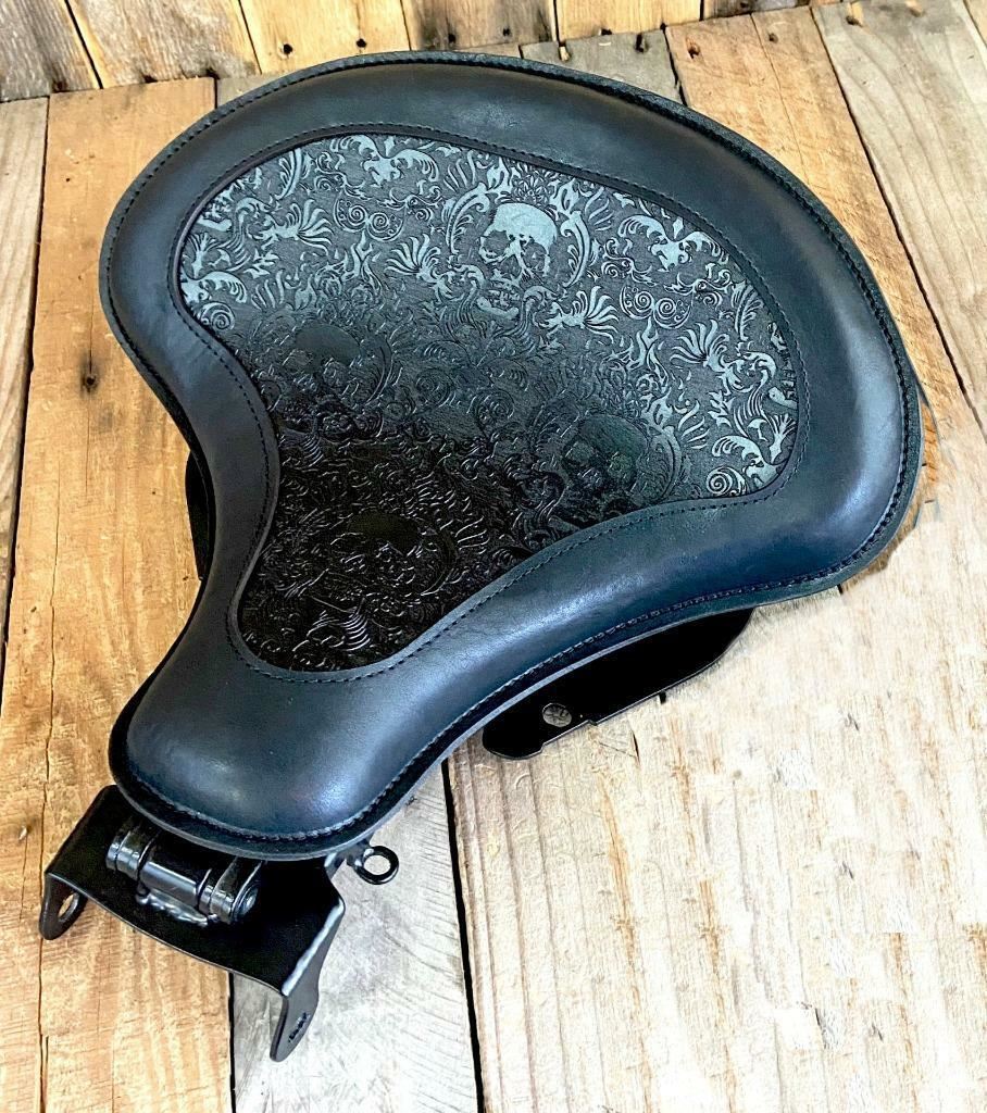 2018-2025 Harley Davidson softail Spring Tractor Seat Skull Leather Mounting Kit