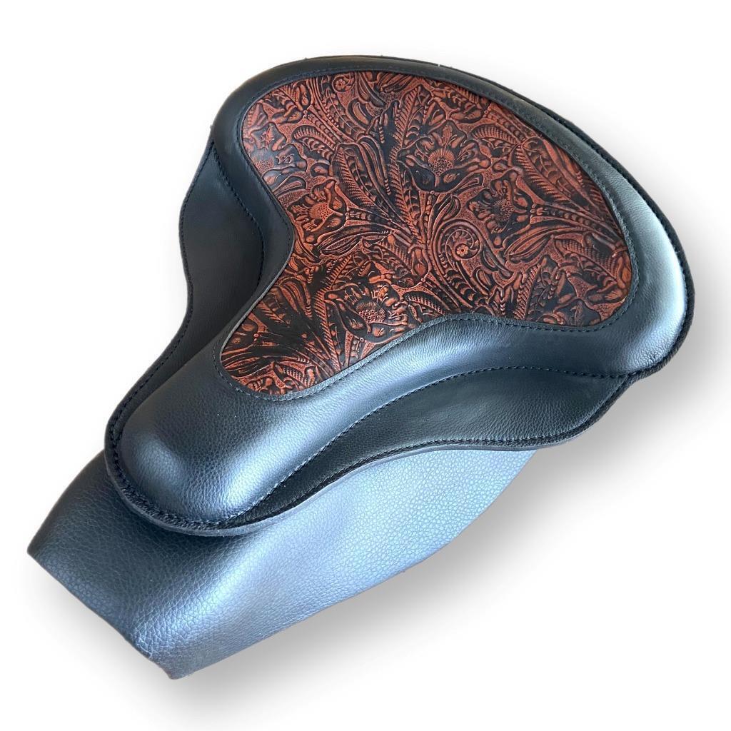 2014-2023 Indian Chief Custom AntBrn Tooled Leather Spring Seat Mounting  Kit bs