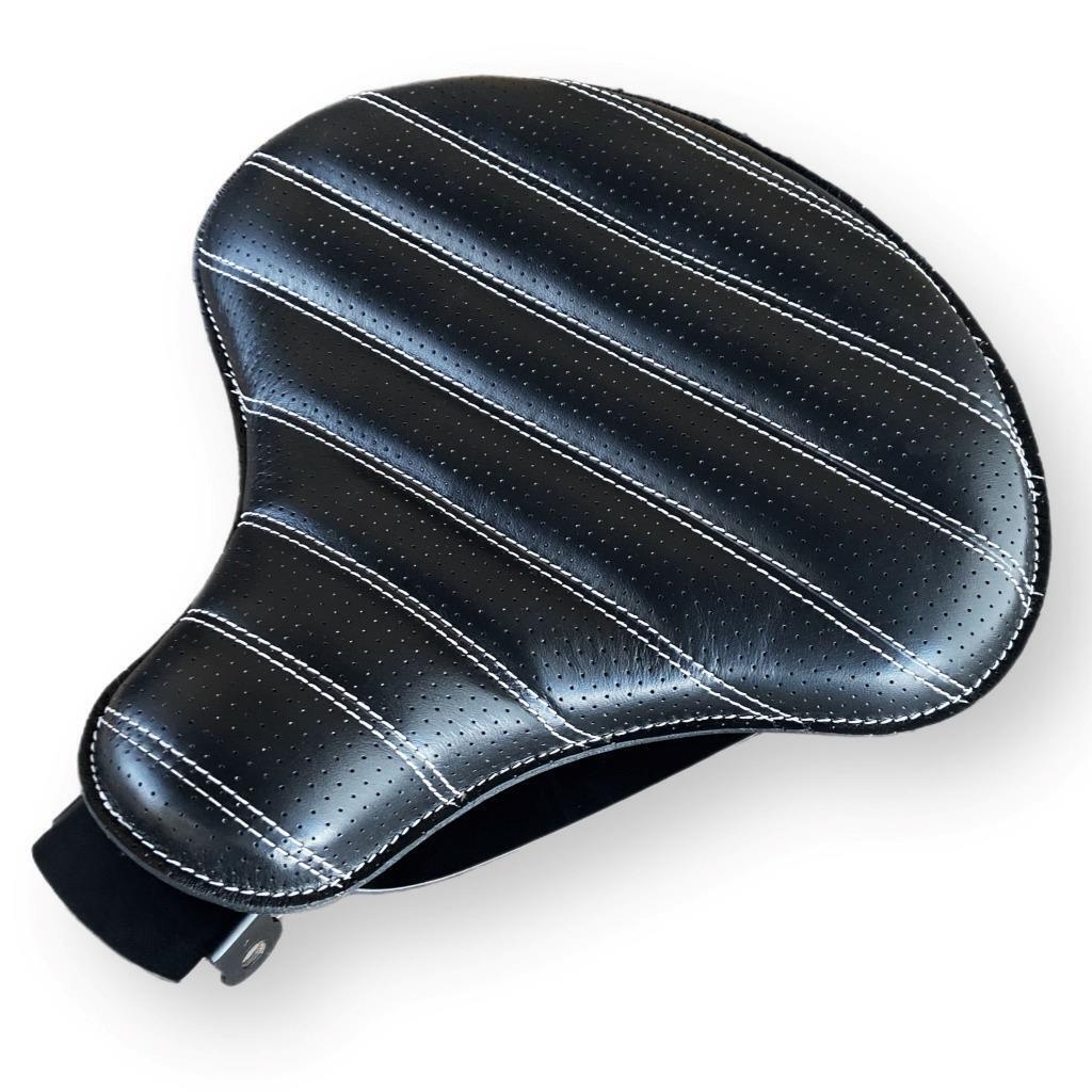 2010-2022 Harley Sportster Tractor Leather Spring Seat Mounting Kit 15"x14 Black